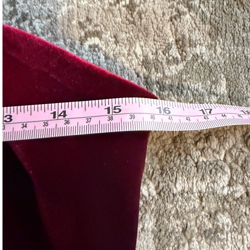 ASTR The Label Arista Burgundy Velvet Strapless U-Wire Ruched Midi Dress Large - Picture 9 of 11